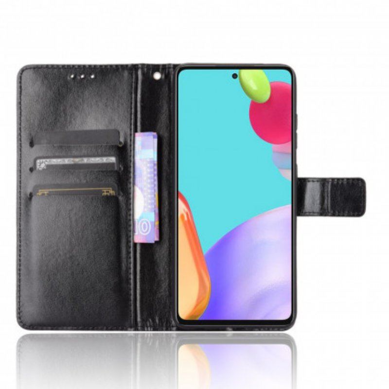 Etui Folio do Samsung Galaxy A52 4G / A52 5G / A52s 5G Błyszcząca Sztuczna Skóra