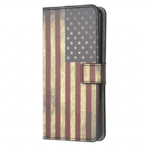 Etui Folio do Samsung Galaxy A52 4G / A52 5G / A52s 5G Flaga Usa