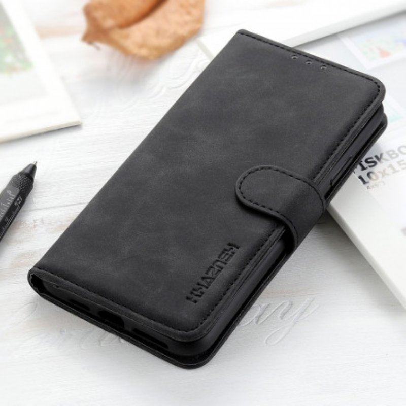 Etui Folio do Samsung Galaxy A52 4G / A52 5G / A52s 5G Khazneh Efekt Skóry W Stylu Vintage