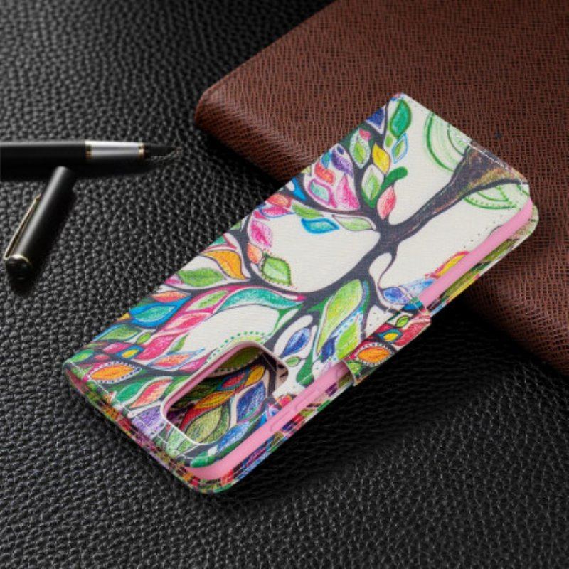 Etui Folio do Samsung Galaxy A52 4G / A52 5G / A52s 5G Kolorowe Drzewo