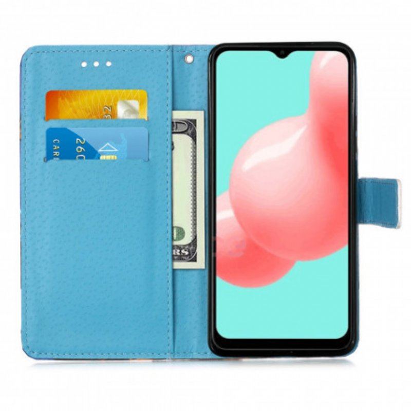 Etui Folio do Samsung Galaxy A52 4G / A52 5G / A52s 5G Motyle Wieży Eiffla