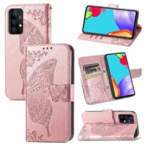 Etui Folio do Samsung Galaxy A52 4G / A52 5G / A52s 5G Pół Motyle