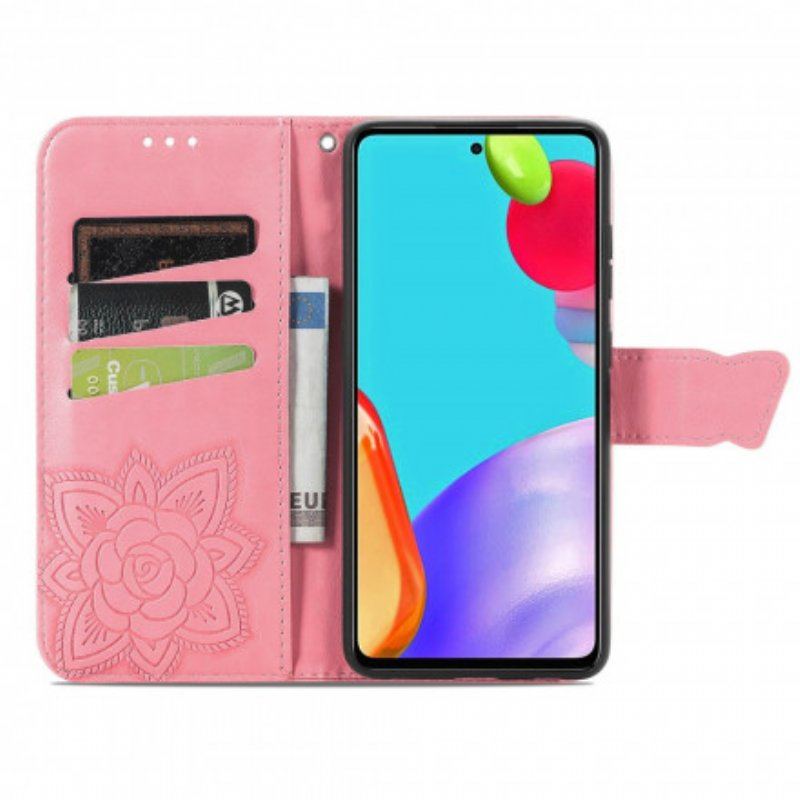 Etui Folio do Samsung Galaxy A52 4G / A52 5G / A52s 5G Pół Motyle