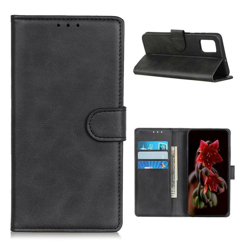 Etui Folio do Samsung Galaxy A52 4G / A52 5G / A52s 5G Retro Matowy Efekt Skóry