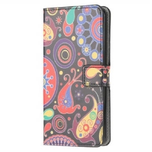 Etui Folio do Samsung Galaxy A52 4G / A52 5G / A52s 5G Rysunki Galaktyk