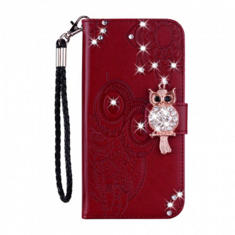 Etui Folio do Samsung Galaxy A52 4G / A52 5G / A52s 5G Sowa Mandala I Urok