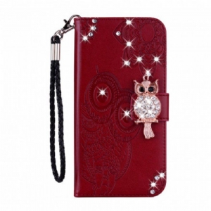 Etui Folio do Samsung Galaxy A52 4G / A52 5G / A52s 5G Sowa Mandala I Urok