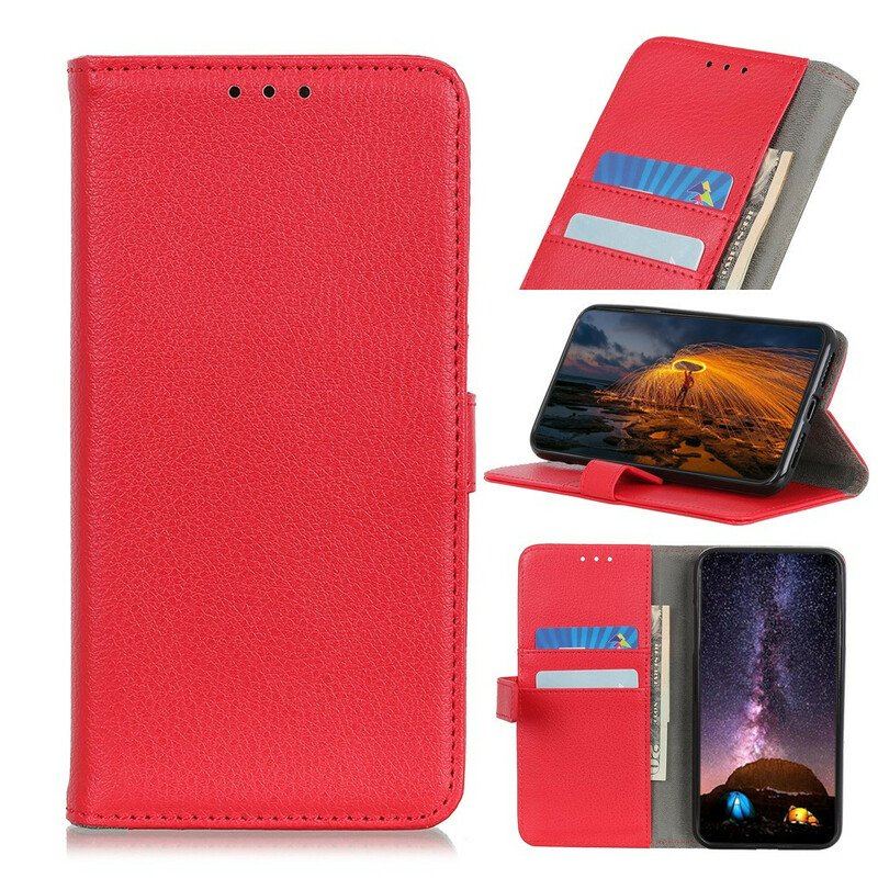 Etui Folio do Samsung Galaxy A52 4G / A52 5G / A52s 5G Tradycyjnie Liczi