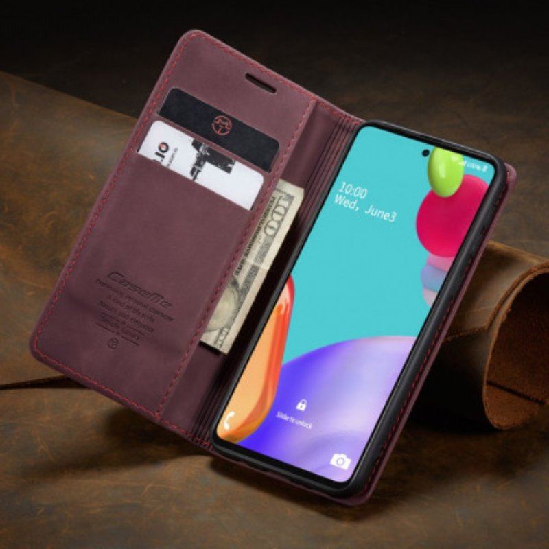 Etui Na Telefon do Samsung Galaxy A52 4G / A52 5G / A52s 5G Etui Folio Caseme Sztuczna Skóra