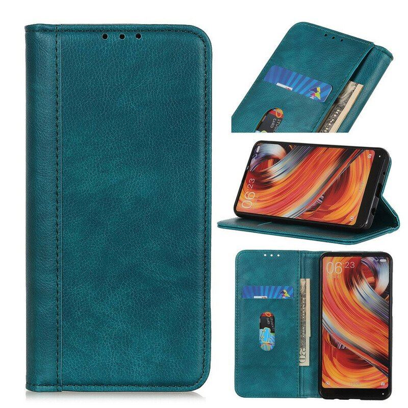 Etui Na Telefon do Samsung Galaxy A52 4G / A52 5G / A52s 5G Etui Folio Elegancka Dwoina Skóry Liczi