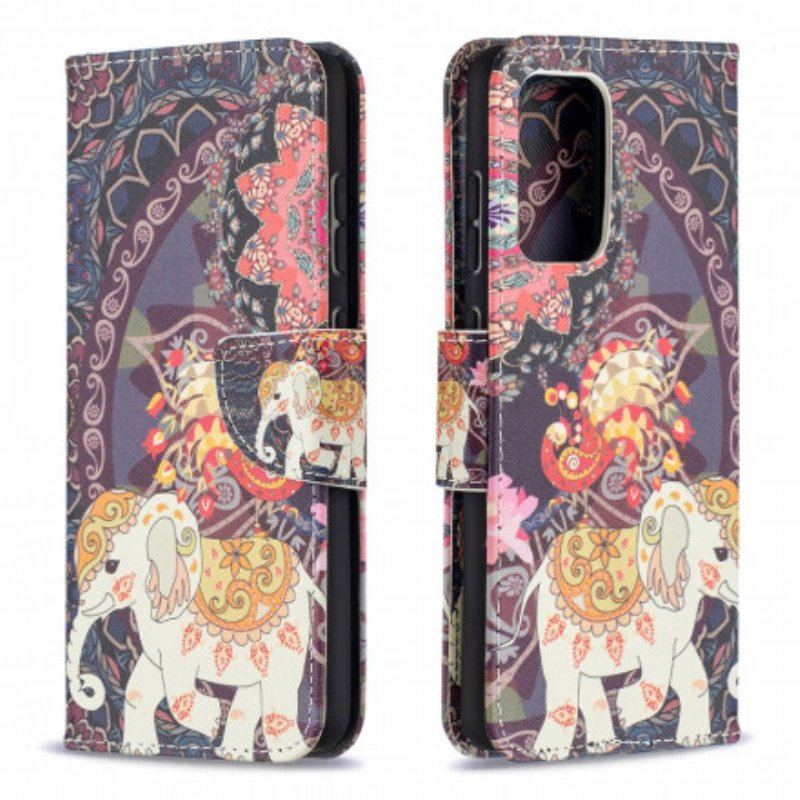 Obudowa Etui Na Telefon do Samsung Galaxy A52 4G / A52 5G / A52s 5G Mandala Etnicznych Słoni