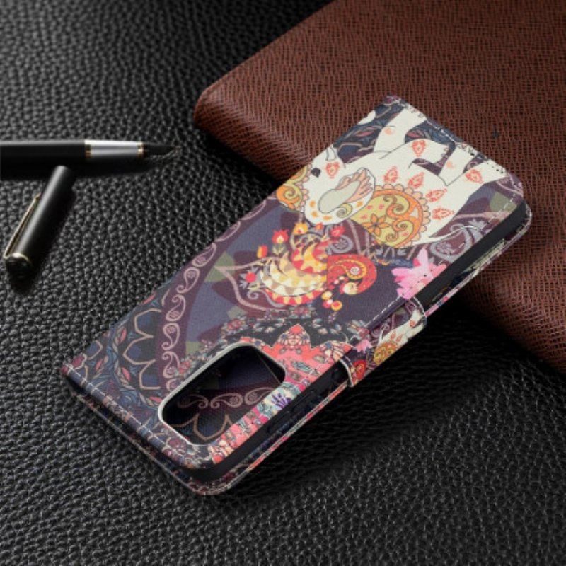 Obudowa Etui Na Telefon do Samsung Galaxy A52 4G / A52 5G / A52s 5G Mandala Etnicznych Słoni