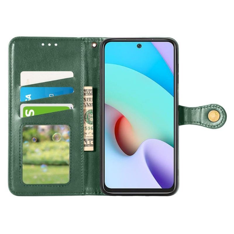 Etui Folio do Xiaomi Redmi 10 Classic Indila Etui Na Karty Ze Sztucznej Skóry