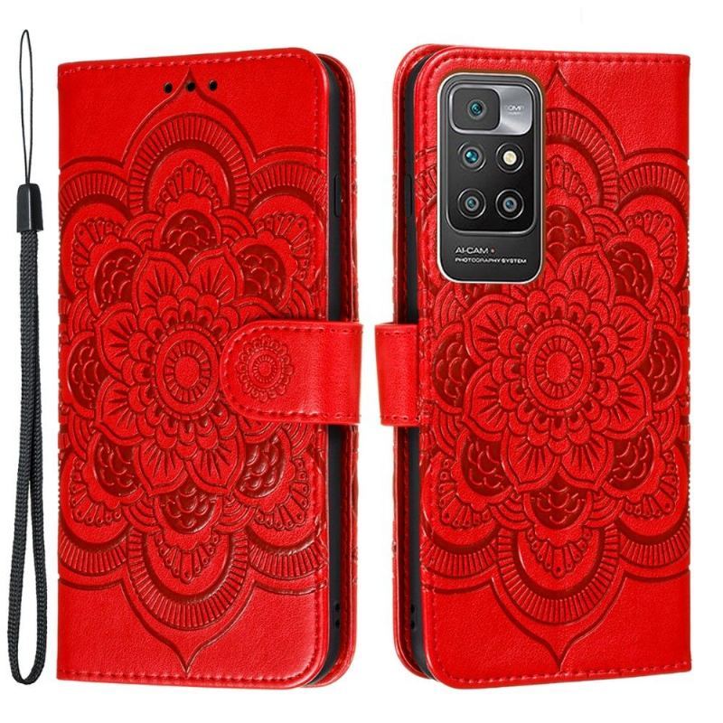 Etui Folio do Xiaomi Redmi 10 Classic Pojedyncza Mandala