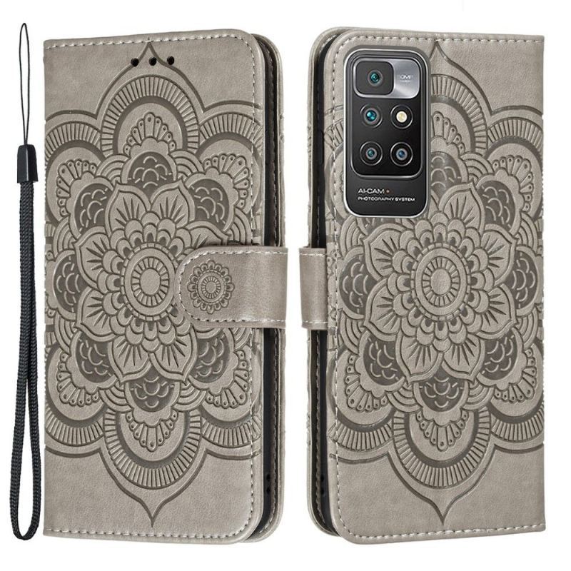 Etui Folio do Xiaomi Redmi 10 Classic Pojedyncza Mandala