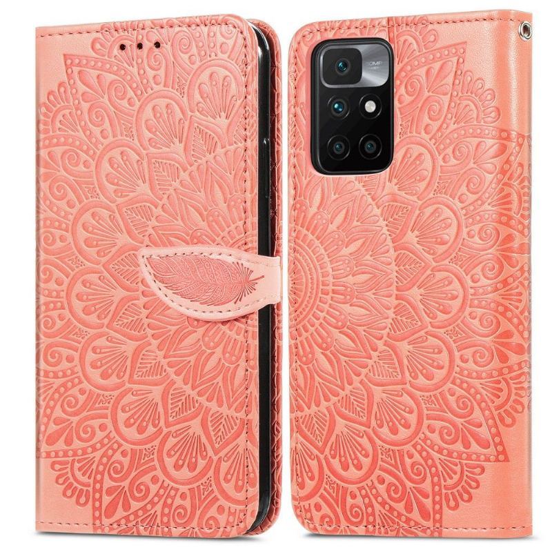 Etui Folio do Xiaomi Redmi 10 Mandala Liść