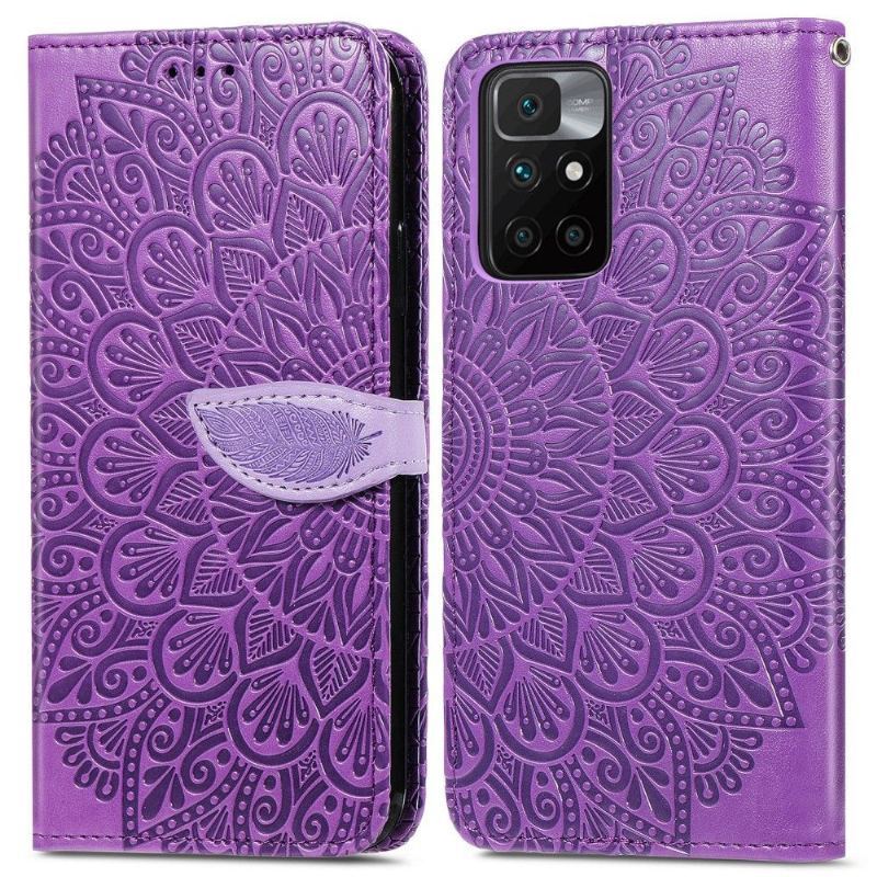 Etui Folio do Xiaomi Redmi 10 Mandala Liść