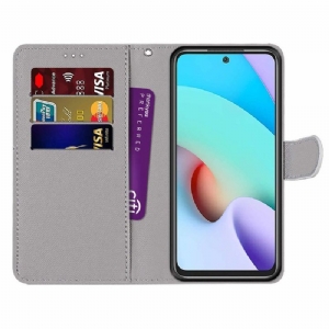 Etui Folio do Xiaomi Redmi 10 Radioaktywny Symbol