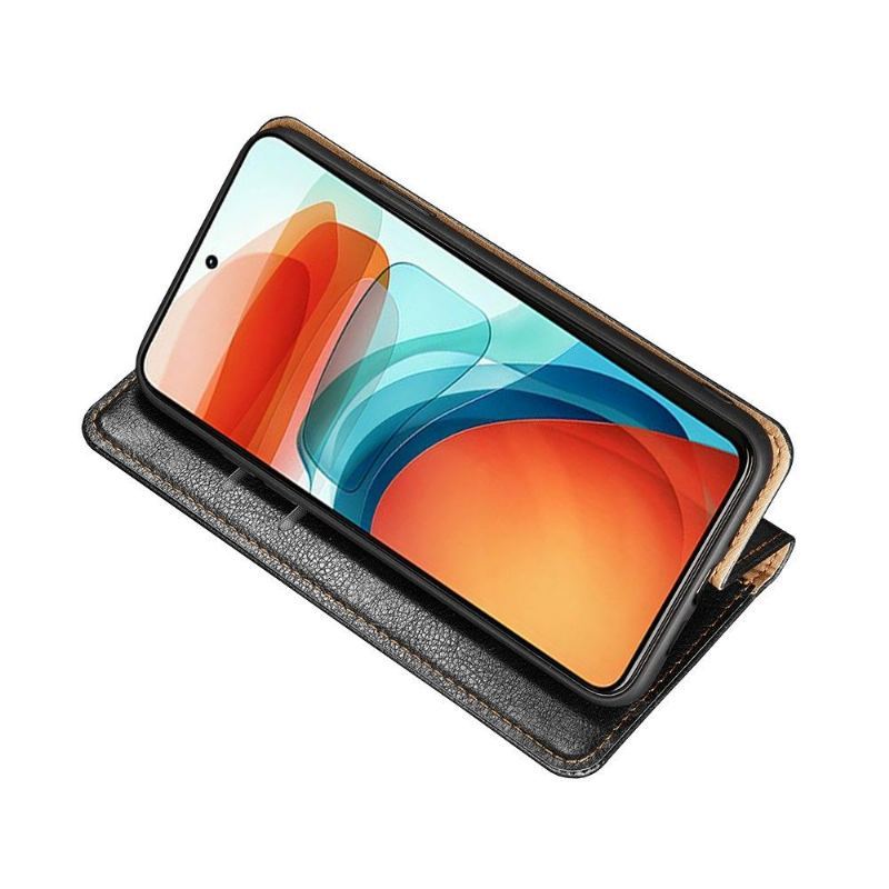 Etui Na Telefon do Xiaomi Redmi 10 Etui Folio Czysta Sztuczna Skóra