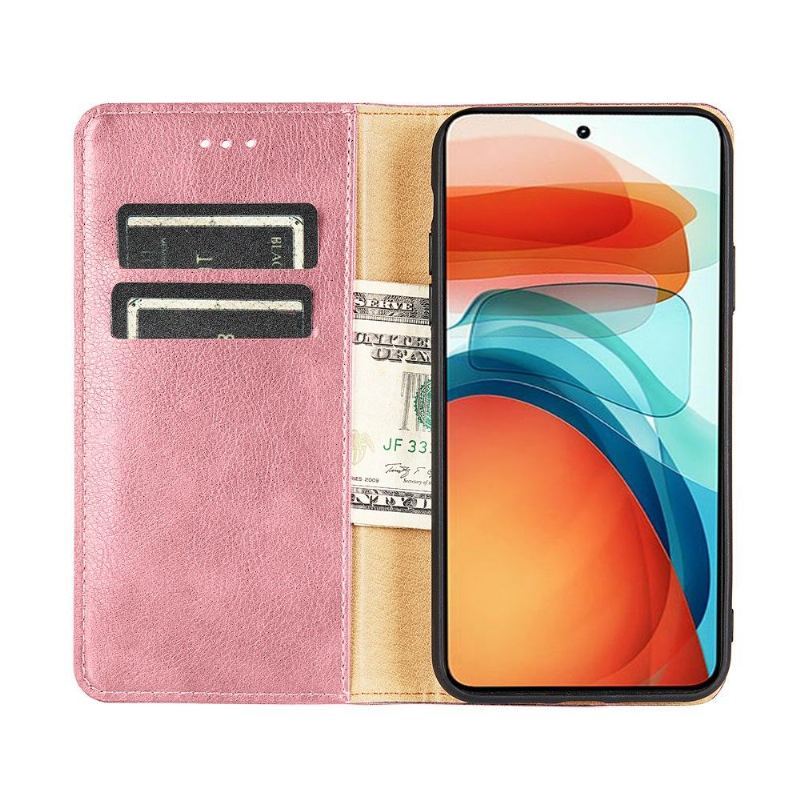 Etui Na Telefon do Xiaomi Redmi 10 Etui Folio Czysta Sztuczna Skóra