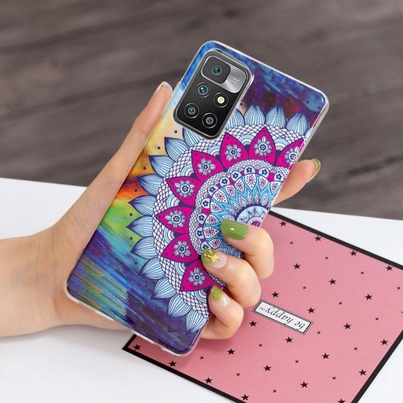 Futerały do Xiaomi Redmi 10 Luminous Colorful Mandala