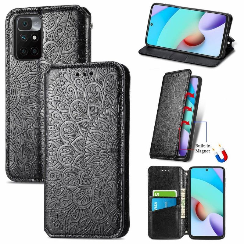 Obudowa Etui Na Telefon do Xiaomi Redmi 10 Etui Folio Flip Chic Mandala