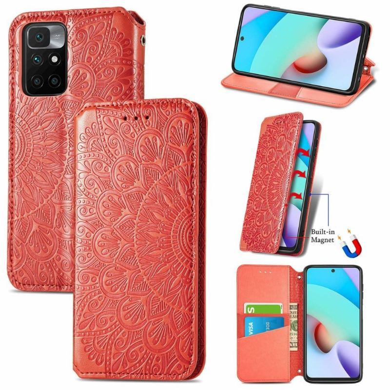 Obudowa Etui Na Telefon do Xiaomi Redmi 10 Etui Folio Flip Chic Mandala