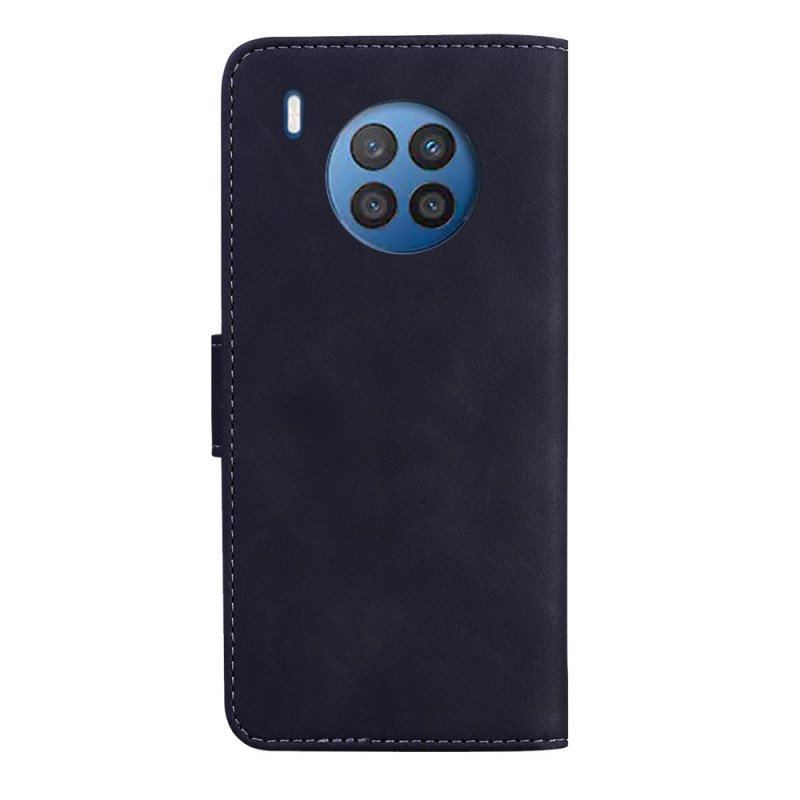 Etui Folio do Honor 50 Lite Motyl Dotykający Skóry