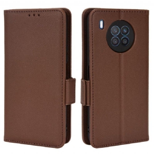 Obudowa Etui Na Telefon do Honor 50 Lite Etui Folio Flap Double Litchi Nowe Kolory