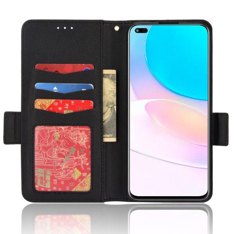 Obudowa Etui Na Telefon do Honor 50 Lite Etui Folio Flap Double Litchi Nowe Kolory