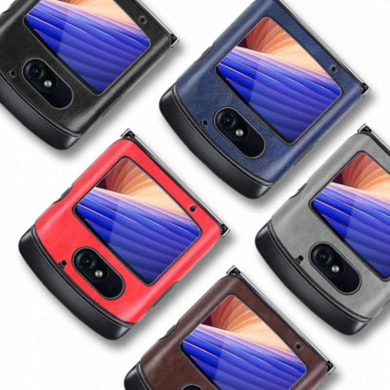 Futerały do Motorola Razr 5G Sztuczna Skóra Liczi