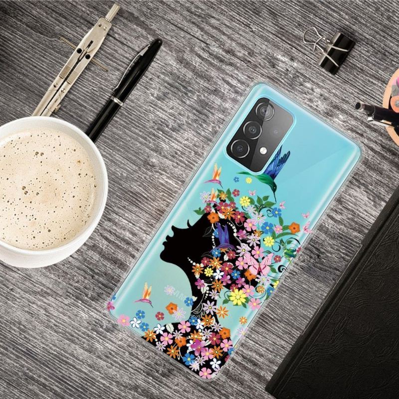 Etui do Samsung Galaxy A32 4G Anti-fall Koliber Kwiaty