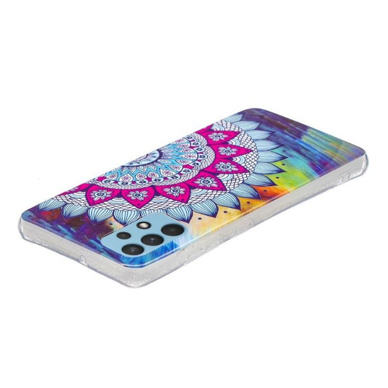 Etui do Samsung Galaxy A32 4G Anti-fall Luminous Colorful Mandala