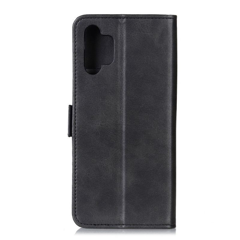 Etui do Samsung Galaxy A32 4G Anti-fall Portfel Matowa Sztuczna Skóra