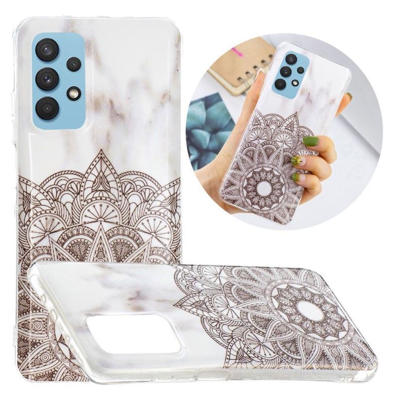 Etui do Samsung Galaxy A32 4G Biznes Marmur I Mandala