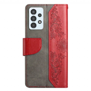 Etui do Samsung Galaxy A32 4G Classic Etui Folio Motyl