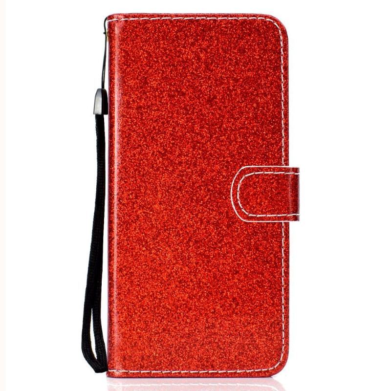 Etui Folio do Samsung Galaxy A32 4G Cekiny Ze Sztucznej Skóry