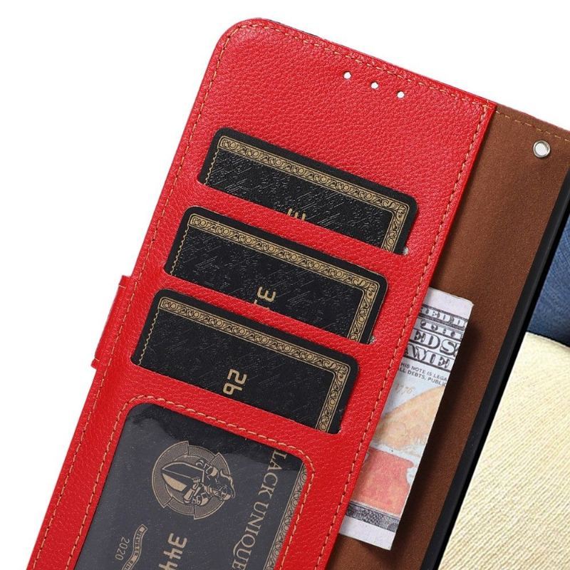 Etui Folio do Samsung Galaxy A32 4G Classic Khazneh Odsłonięte Szwy