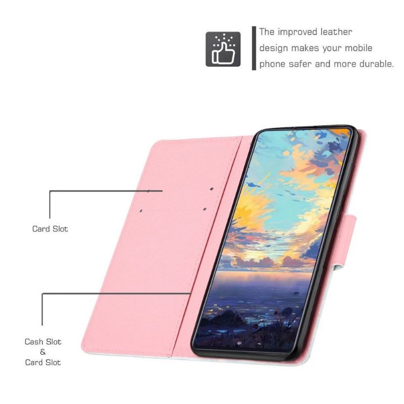 Etui Folio do Samsung Galaxy A32 4G Classic Zawartość Czatu