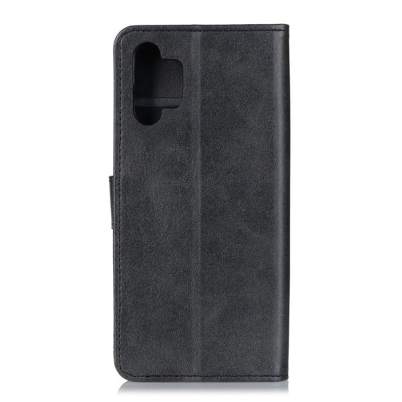 Etui Folio do Samsung Galaxy A32 4G Obrzeża Marius Efekt Matowej Skóry