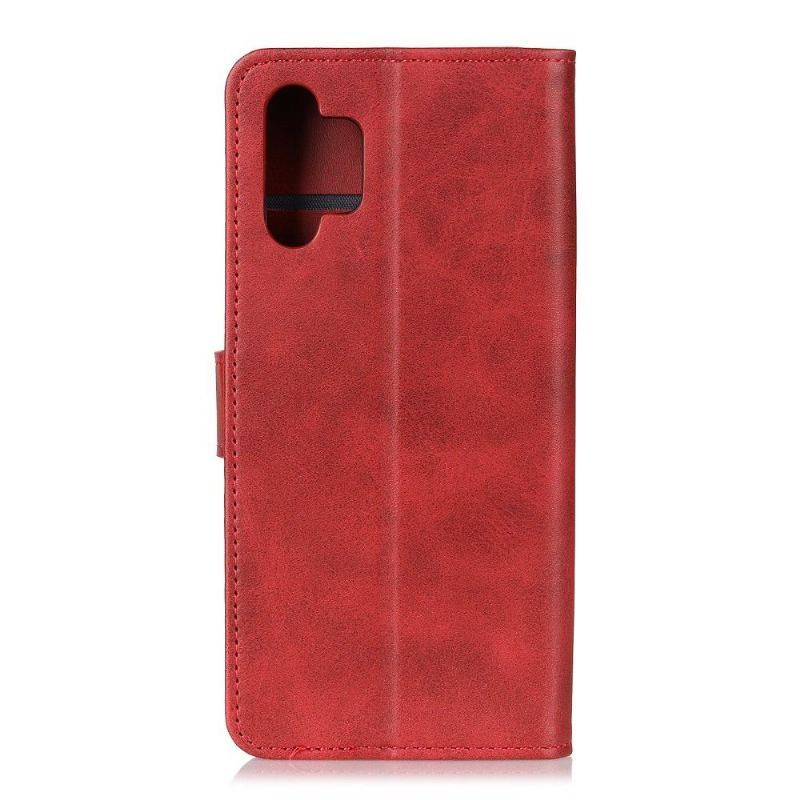 Etui Folio do Samsung Galaxy A32 4G Obrzeża Marius Efekt Matowej Skóry