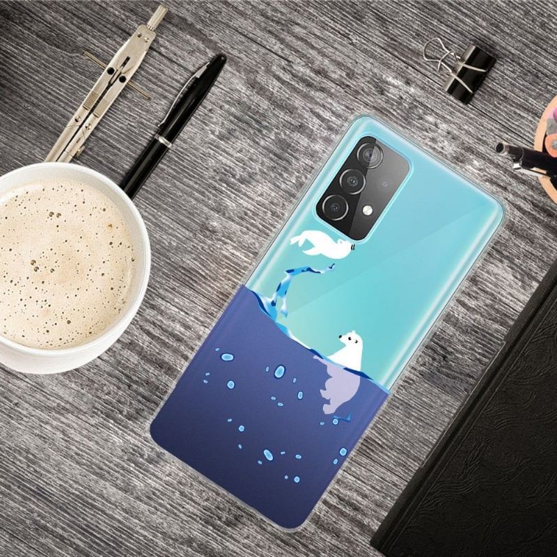 Futerały do Samsung Galaxy A32 4G Obrzeża Foka I Niedźwiedź Polarny