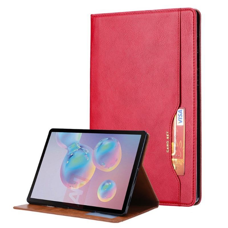 Etui Folio do Samsung Galaxy Tab S7 FE Faux Skórzane Etui Na Stojak