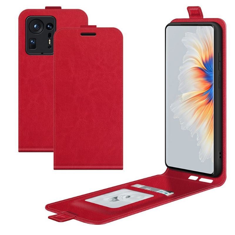 Etui Folio do Xiaomi Mix 4 Obrzeża Skórzany Futerał Ze Sztucznej Skóry W Pionie