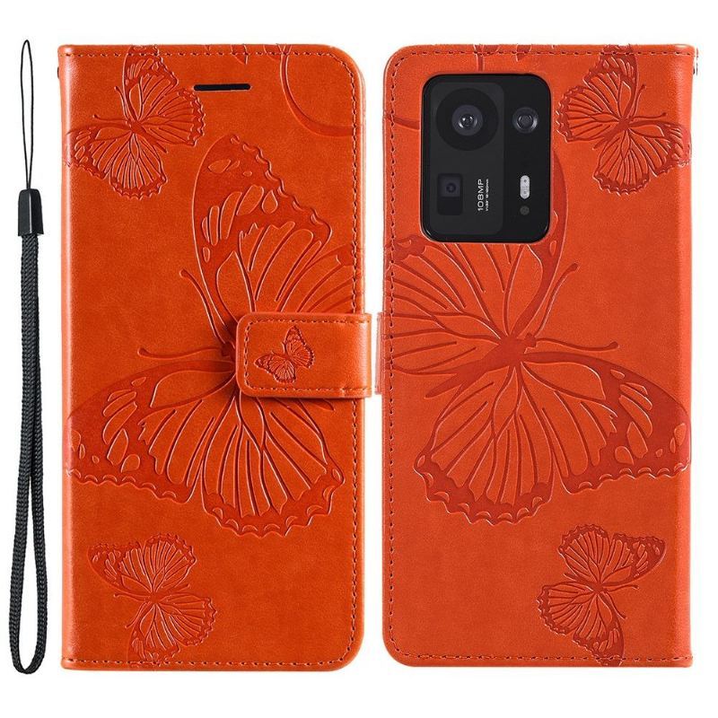 Etui Folio do Xiaomi Mix 4 Obsługa Funkcji Motyli