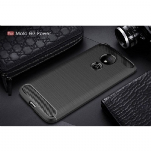 Etui do Motorola Moto G7 Power Carbon Brushed Gel