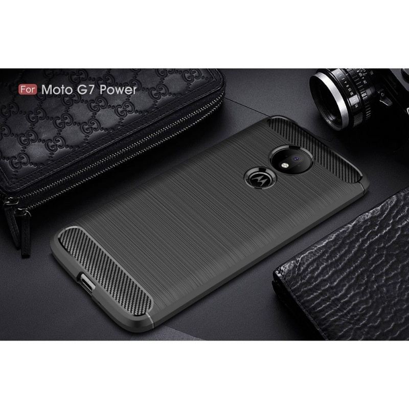 Etui do Motorola Moto G7 Power Carbon Brushed Gel