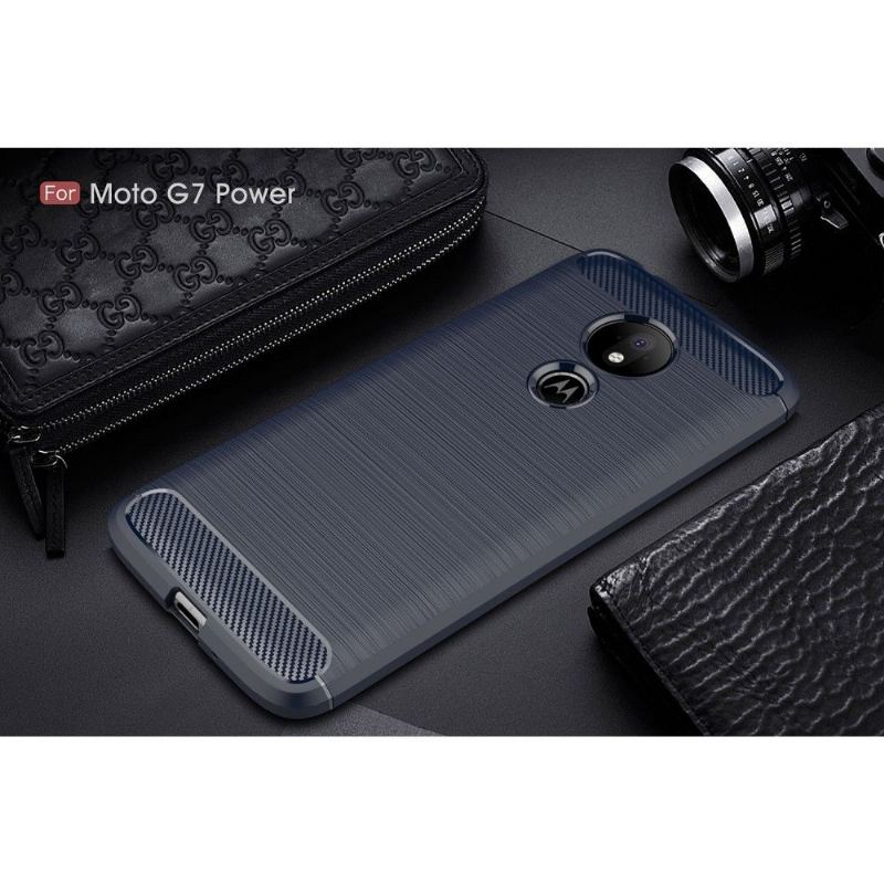 Etui do Motorola Moto G7 Power Carbon Brushed Gel