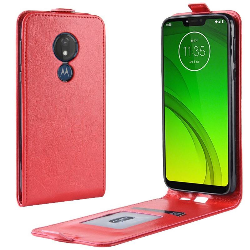 Etui do Motorola Moto G7 Power Etui Folio Ze Sztucznej Skóry W Pionie