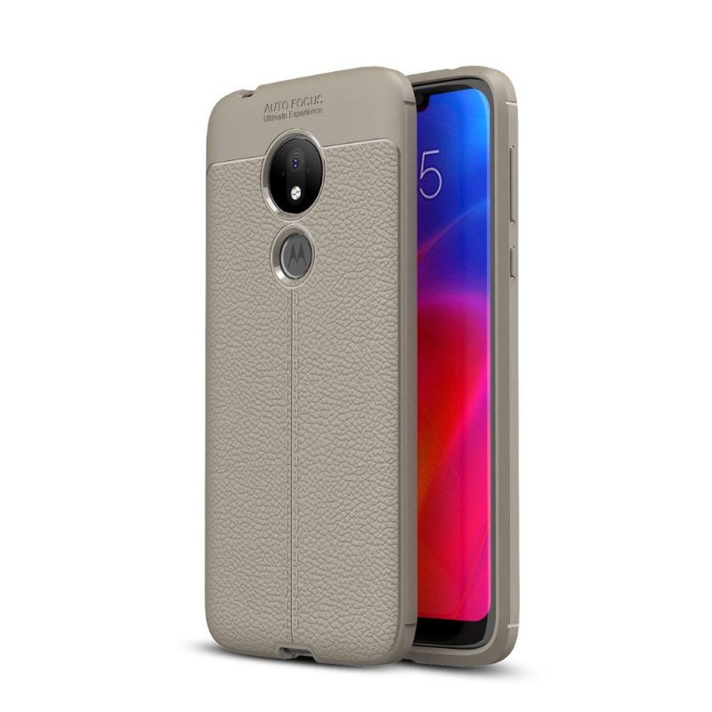 Etui do Motorola Moto G7 Power Żel Wykończeniowy Ze Sztucznej Skóry